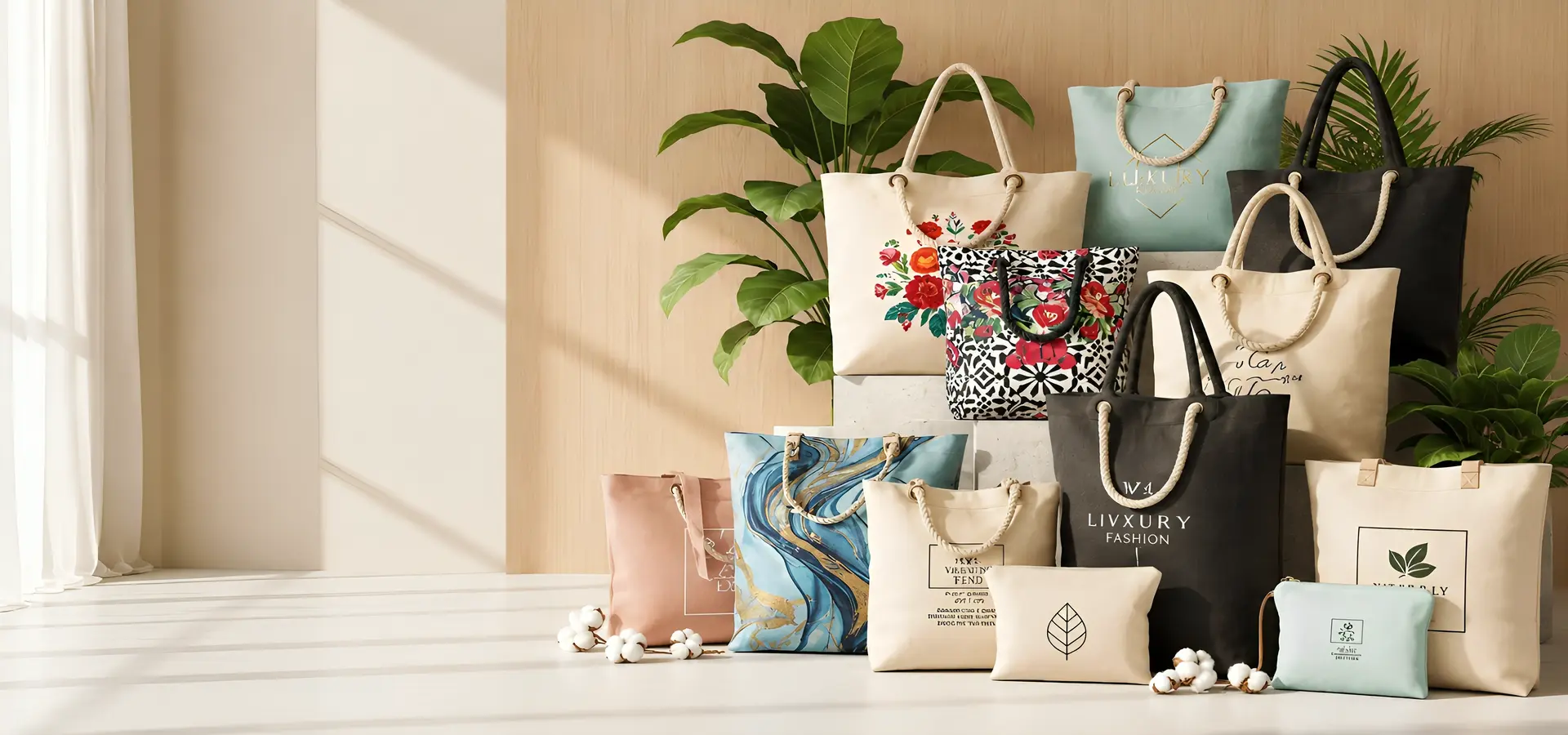 Cotton bags eco-friendly export manufacturer India