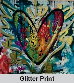 Glitter Print eco-friendly bags