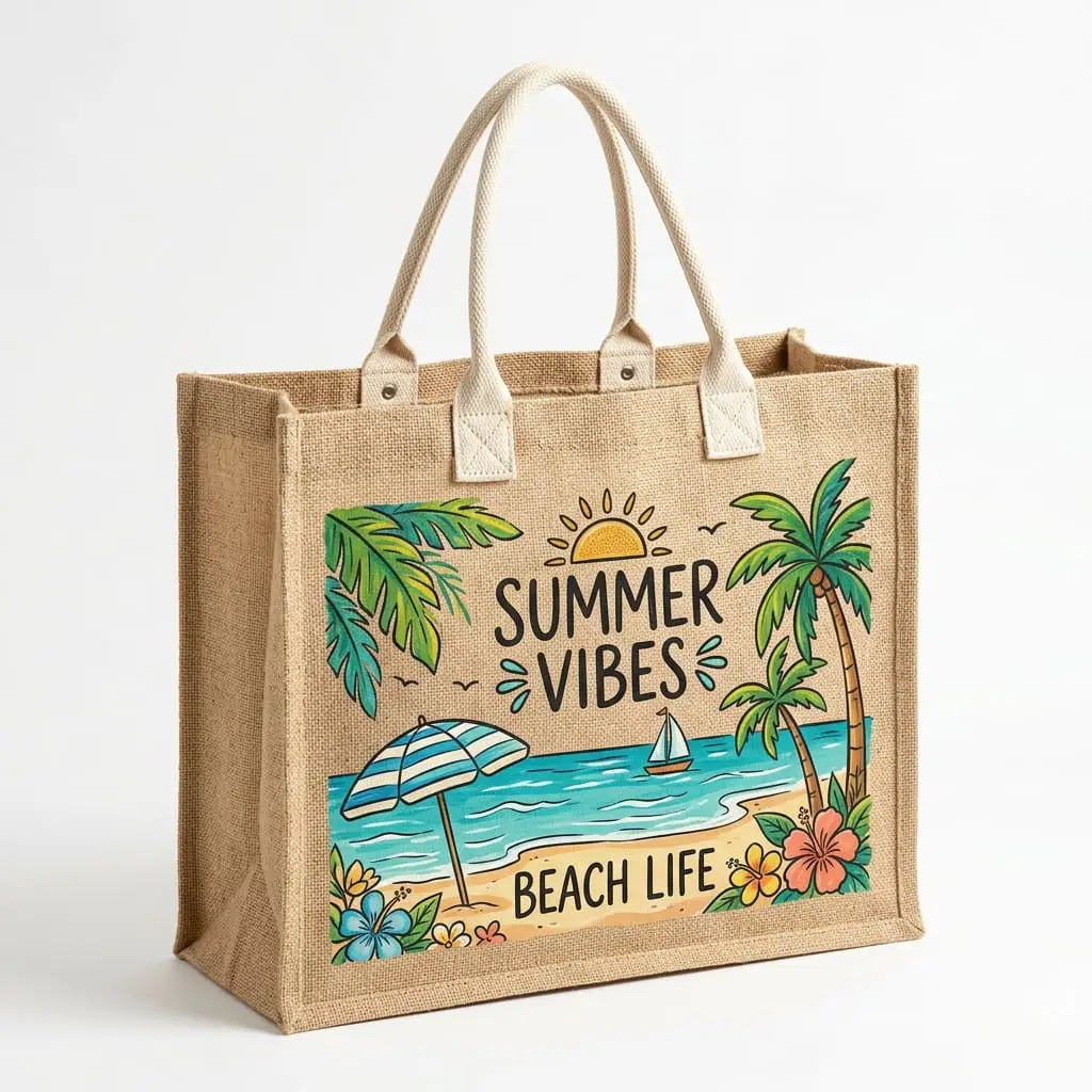 Jute Beach Bags manufacturer India — Vadalo Ventures Kolkata