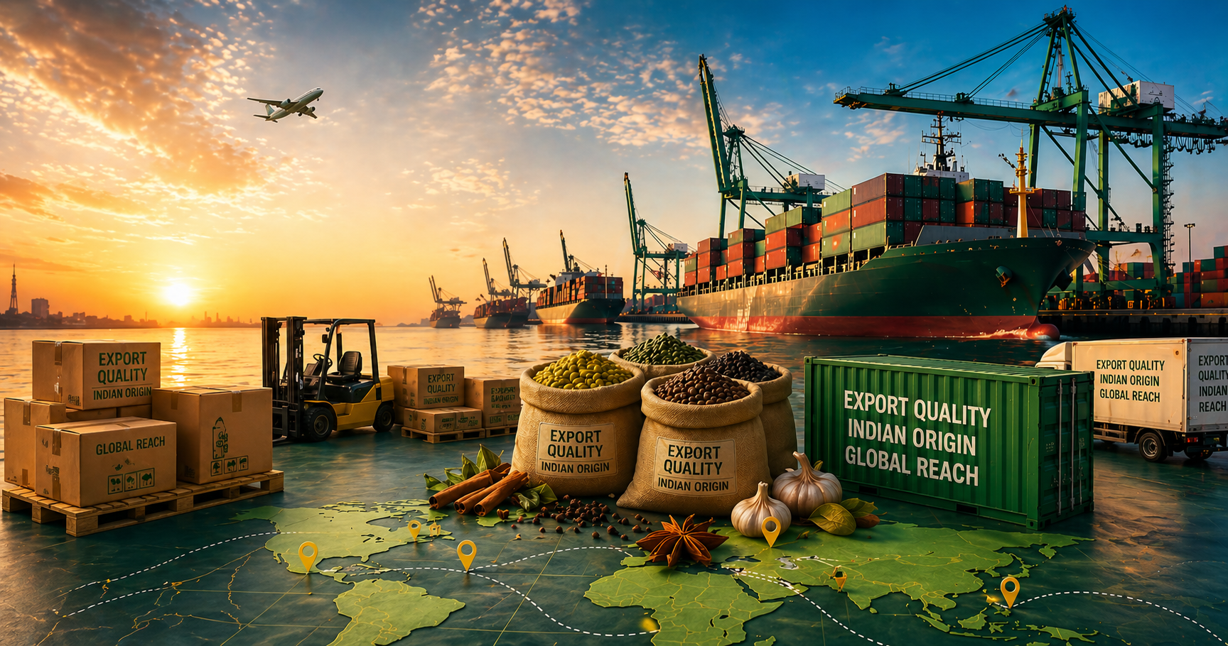 Export dispatch and shipping of jute bags India