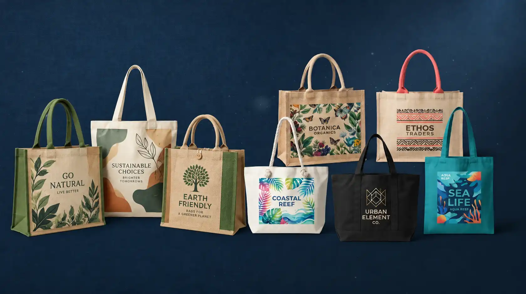 Canvas tote bags beach collection Vadalo India — Vadalo Ventures